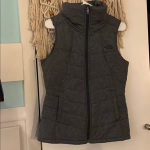 Women’s size M grey North Face vest